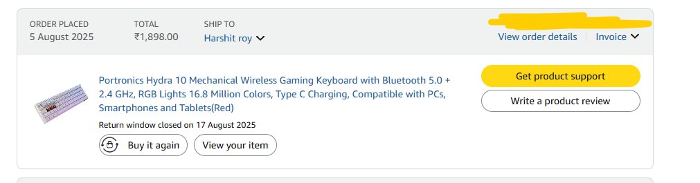 know_python's tweet photo. hey @Portronics , i bought your hydra keyboard on august 2025 , worked amazing for sometime but when tried cleaning keyboard (as its white so gets dirty easily ) some of the keys have stopped working , its in perfect shape but has become unusable due to some keys , please help https://t.co/KDrRExU5DL
