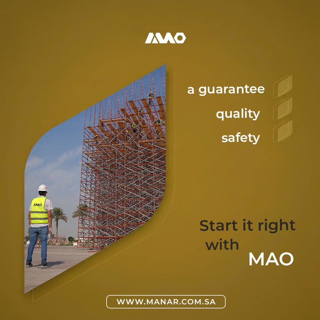 MAOSocialMedia1's tweet photo. Build with confidence. Build with MAO.
45+ years delivering trusted #Scaffolding & #Formwork solutions engineered for safety, quality, and performance across every project.
📍 Saudi Arabia
🌐 https://t.co/RHL42IOwjd
#MAO #Manar_Al_Omran #Construction #Engineering #SaudiArabia https://t.co/40d94BYwuu