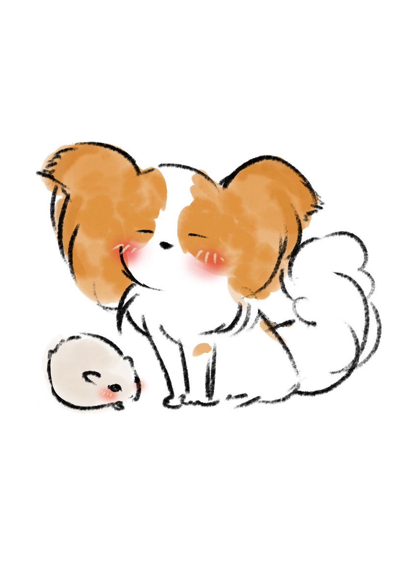 Monrooon's tweet photo. 絵のお仕事のあいまに    
らくがき～

お友達のおうちのまるくんと
うちのキャンディ( ˘ω˘ 🫶)

今日は風が強くて🍃ﾜﾝﾜﾝ.ᐟｽﾞｯﾄｲｯﾃﾙ

 #パピヨン  #ハムスター  #お絵描き https://t.co/7Aw9pm9jtg