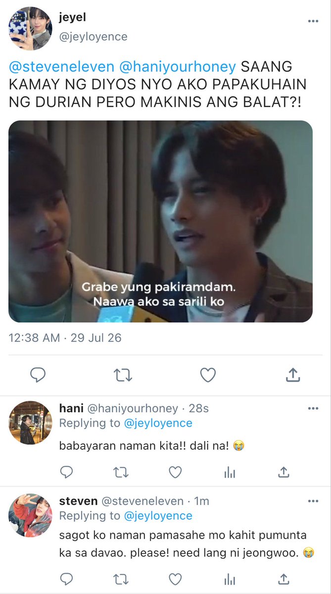kimseofamilylog's tweet photo. filo stewoo / hanki au continuation kung saan stressed sina steven at hani sa imposibleng cravings nina jeongwoo at woongki, dinamay pa ibang members. 😭

(collab au-ish with @vobosoul 😂) https://t.co/pFRMkT7MBm