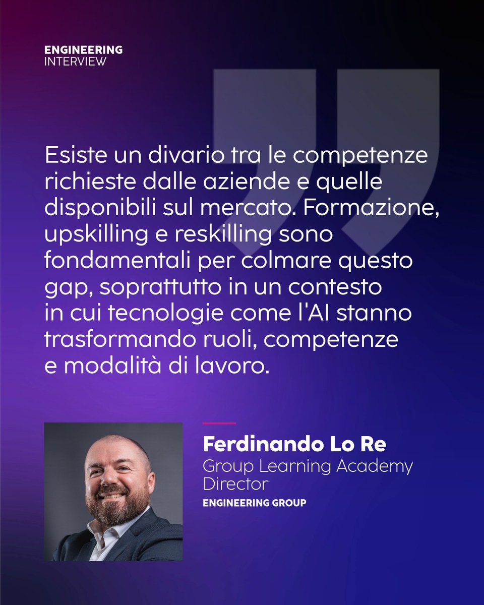 EngineeringSpa's tweet photo. L'AI sta trasformando il modo di lavorare e ridefinendo competenze e professioni. 

Investire nella formazione continua permette alle persone di sviluppare nuove competenze e alle organizzazioni di rispondere con efficacia all'evoluzione del mercato.

📽️ https://t.co/vadYeJhr1a https://t.co/lYDcx09FG7