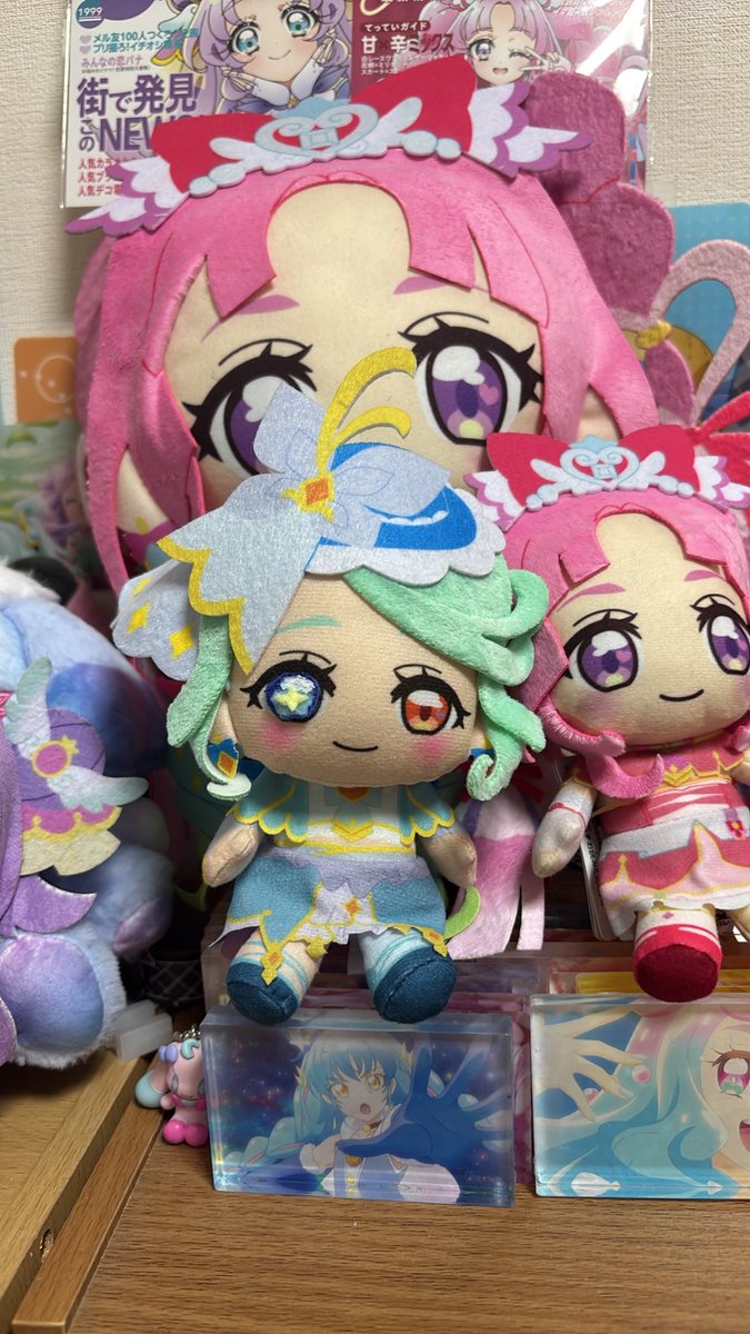 creamstew55's tweet photo. エクレールぬいをきらめきタイム仕様にしてみた！
結構イメージ通りに出来て満足！ https://t.co/8QtehILKZR