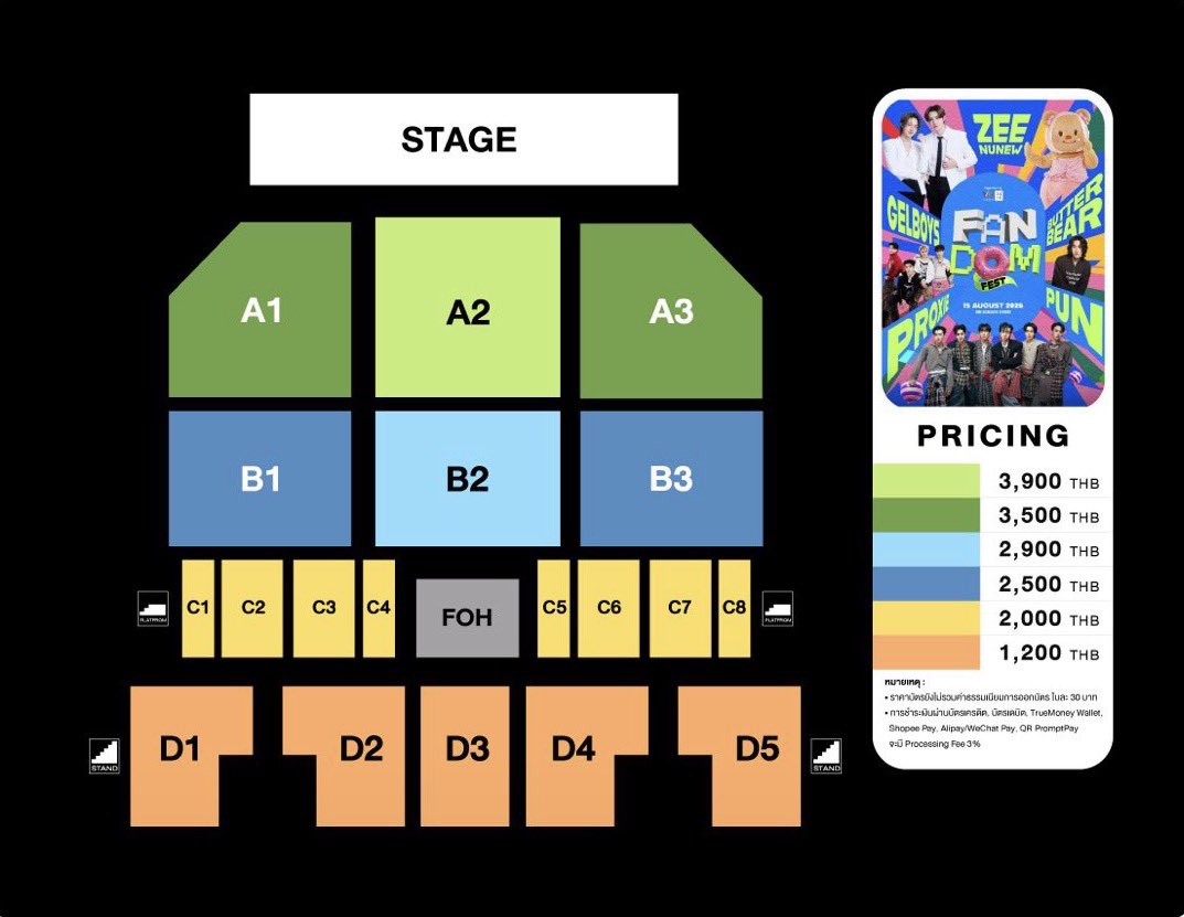 thisis2hok's tweet photo. ปล่อยบัตร C5 2ใบ ที่นั่งติดกันค่ะ ขายเทใบละ 1,700ค่า สนใจทักมาถามเพิ่มเติมก่อนได้นะคะ พี่เราติดธุระไปไม่ได้แล้วค่า 🙏🏼🩷
#FandomFest #FandomFest2026
#PROXIEth #PUN #ZeeNuNew
#Butterbear #GELBOYS https://t.co/Tsr5Ewdwgs