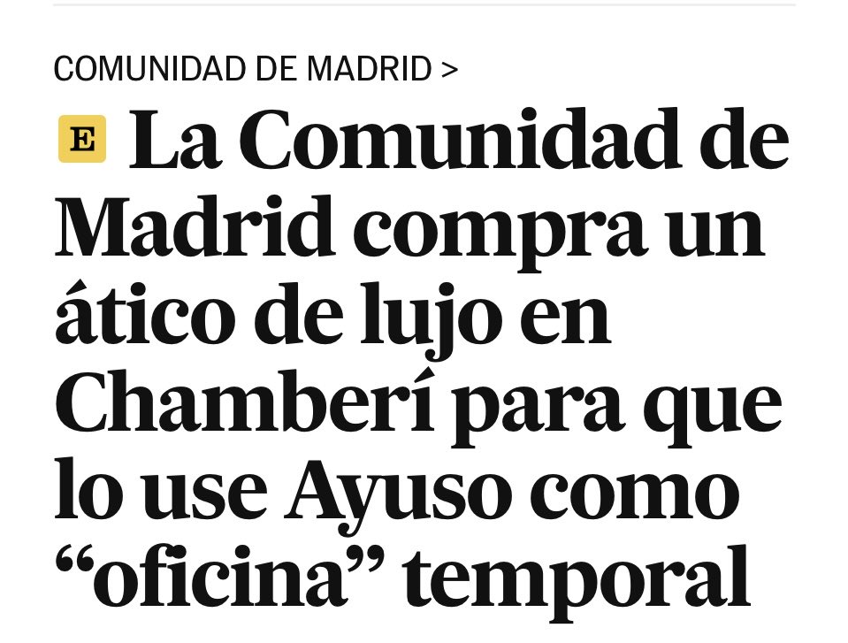 MaritxuDeusto's tweet photo. Ayuso va por su tercer Ático de lujo. https://t.co/hUJO8K8M3o