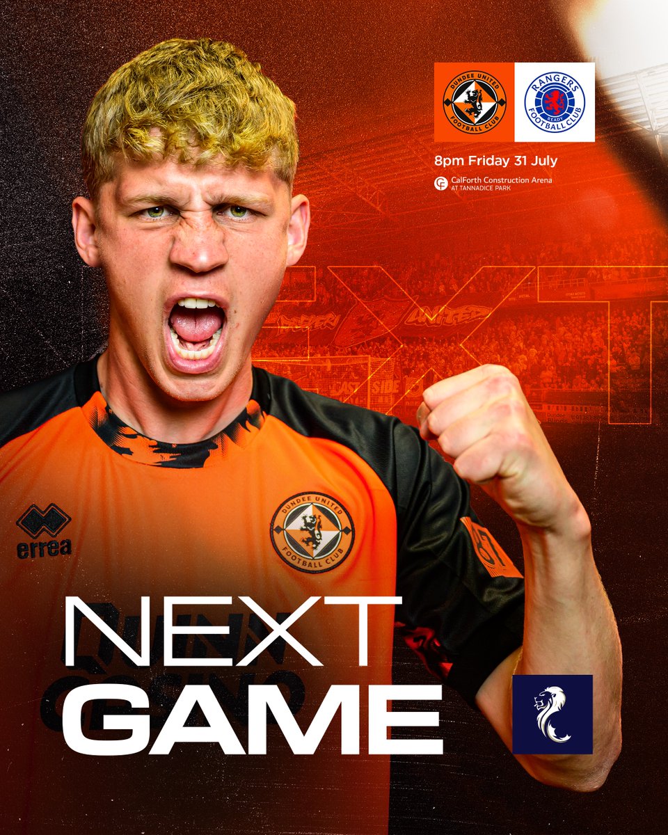 dundeeunitedfc's tweet photo. 🏡 𝗡𝗲𝘅𝘁 𝗚𝗮𝗺𝗲

League football returns, under the lights 🤩

𝐂𝐎𝐌𝐄 𝐎𝐍 𝐔𝐍𝐈𝐓𝐄𝐃 🧡 https://t.co/ysQx1pfxPe