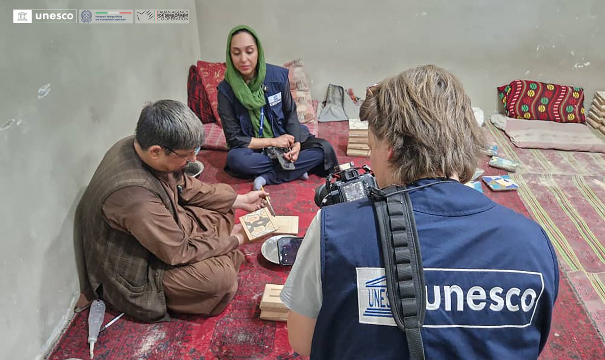 UNESCOAfg's tweet photo. #UNESCO, with the support of the Italian Cooperation, carried out a technical assessment of the #Blue_Mosque in #Mazar_i_Sharif, evaluating its structural stability, priority conservation actions and documenting the site through technological surveys.
#AICS #Afghanistan https://t.co/UupY2dMRhp