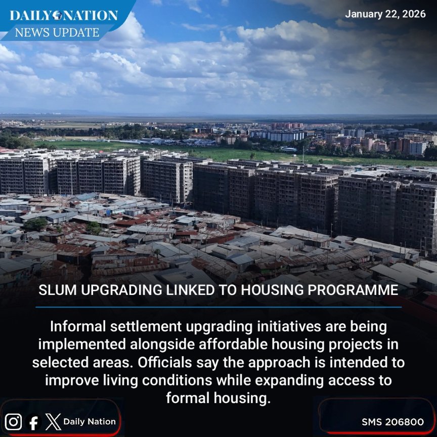 LewisMenya's tweet photo. Every new affordable home helps reduce overcrowding while giving families the space and privacy they deserve for healthy living. Keywords: Quality Housing, Family Welfare. #AffordableHousingProgram #ZeroSlumsLoading https://t.co/cv9ubjLZcp