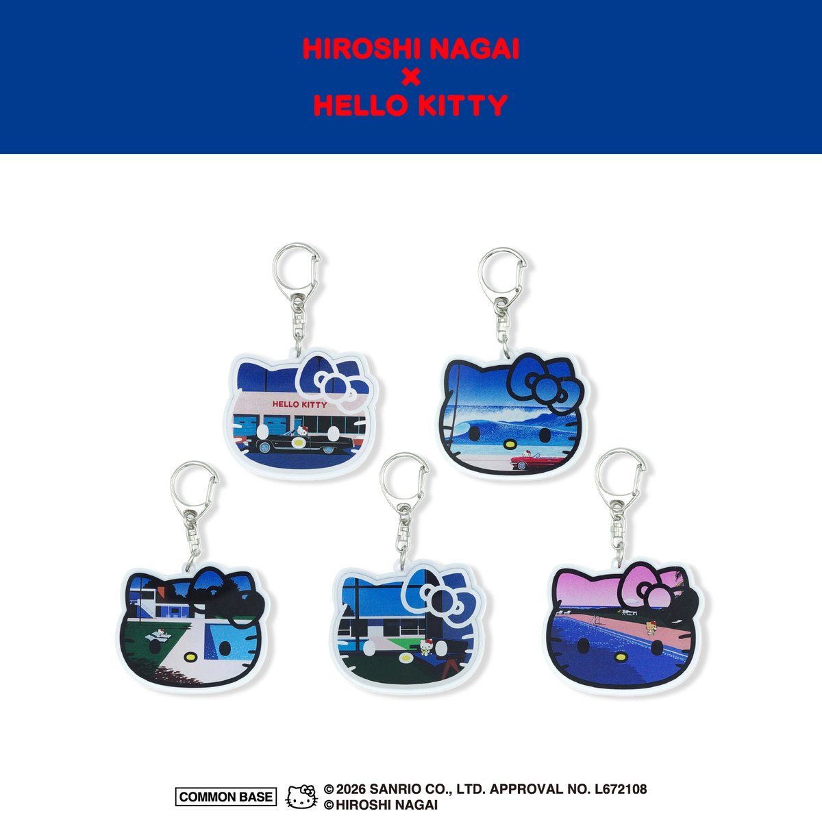 sanrio_oshikatu's tweet photo. ＼⚠️コラボ商品📣🆕／
イラストレーター「永井博」さん×ハローキティのコラボアイテムが登場🥹🌴

大滝詠一さんの「A LONG VACATION」「NIAGARA SONG BOOK」などのレコードジャケットのイラストを手掛けたトロピカルでクリアな風景が得意なイラストレーターさん🎨🖌️

どこか懐かしさを感じるレトロな風景の中で、夏を満喫しているキティちゃんがかわいい…🥹🩷

以下日程で発売されるので気になる人は詳細をチェックしてみてね📝

📅発売日：8/1(土)～順次※詳細は下記にて
🛒取り扱い：
【実店舗（都道府県順）】
代官山 蔦屋書店（東京）
8月1日（土）～8月16日（日）
六本木 蔦屋書店（東京）
8月28日（金）～9月13日（日）
湘南 蔦屋書店（神奈川）
9月5日（土）～9月18日（金）
京都岡崎 蔦屋書店（京都）
8月18日（火）～9月13日（日）
六本松 蔦屋書店（福岡）
9月19日（土）～10月4日（日）
【オンラインストア】
COMMON BASEオンラインストア
8月1日（土）18:00販売開始
蔦屋書店オンラインストア
8月3日（月）10:00〜順次

🔻詳細はサンリオ公式サイトにて📝
https://t.co/ty6o228X2G

#ハローキティ #サンリオキャラクターズ
