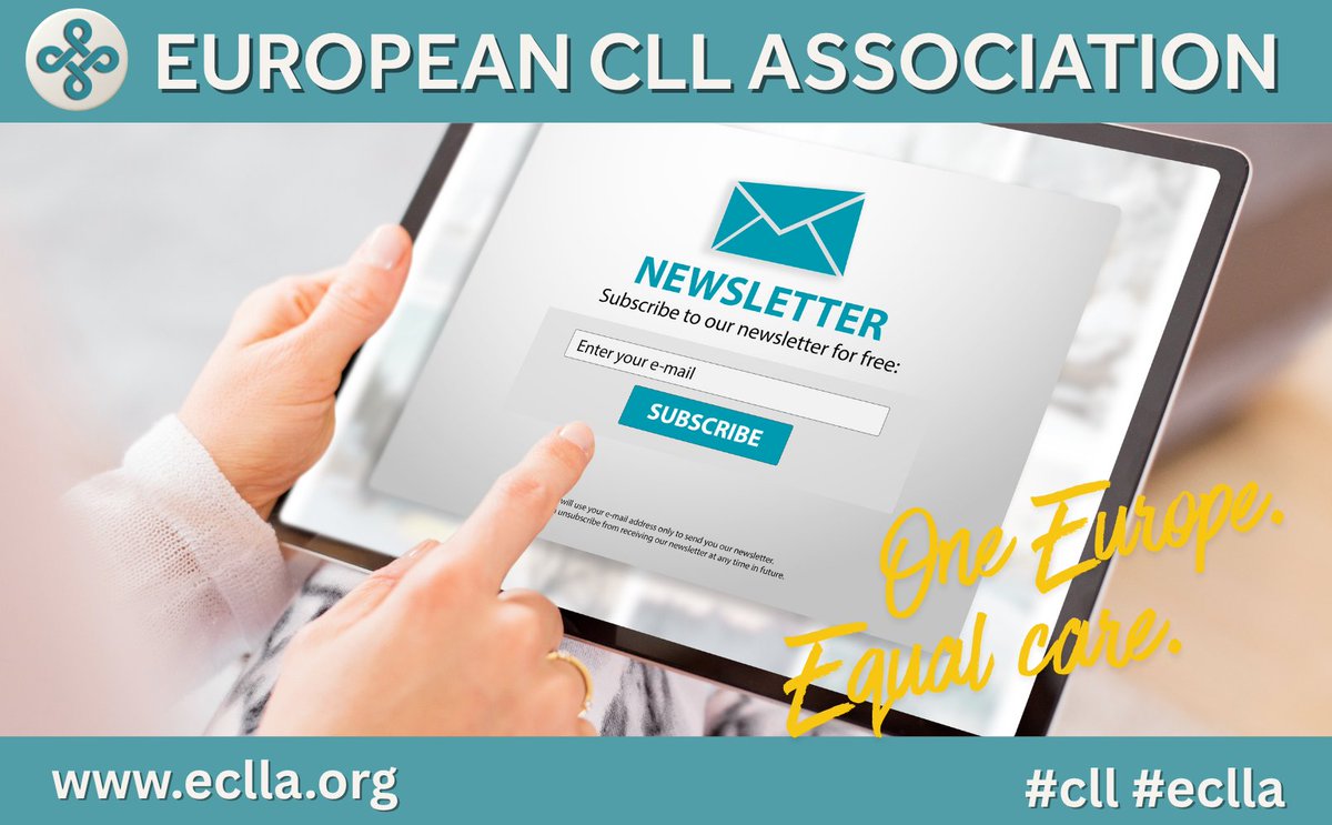 ECLLAorg's tweet photo. 📷 The July 2026 ECLLA Newsletter is now available!
The latest edition highlights another important month of growth, collaboration, and advocacy across geographic Europe. 👇https://t.co/voGRR4nHdQ
#ECLLA #CLL #OneEuropeEqualCare https://t.co/HMWyiqwgJr