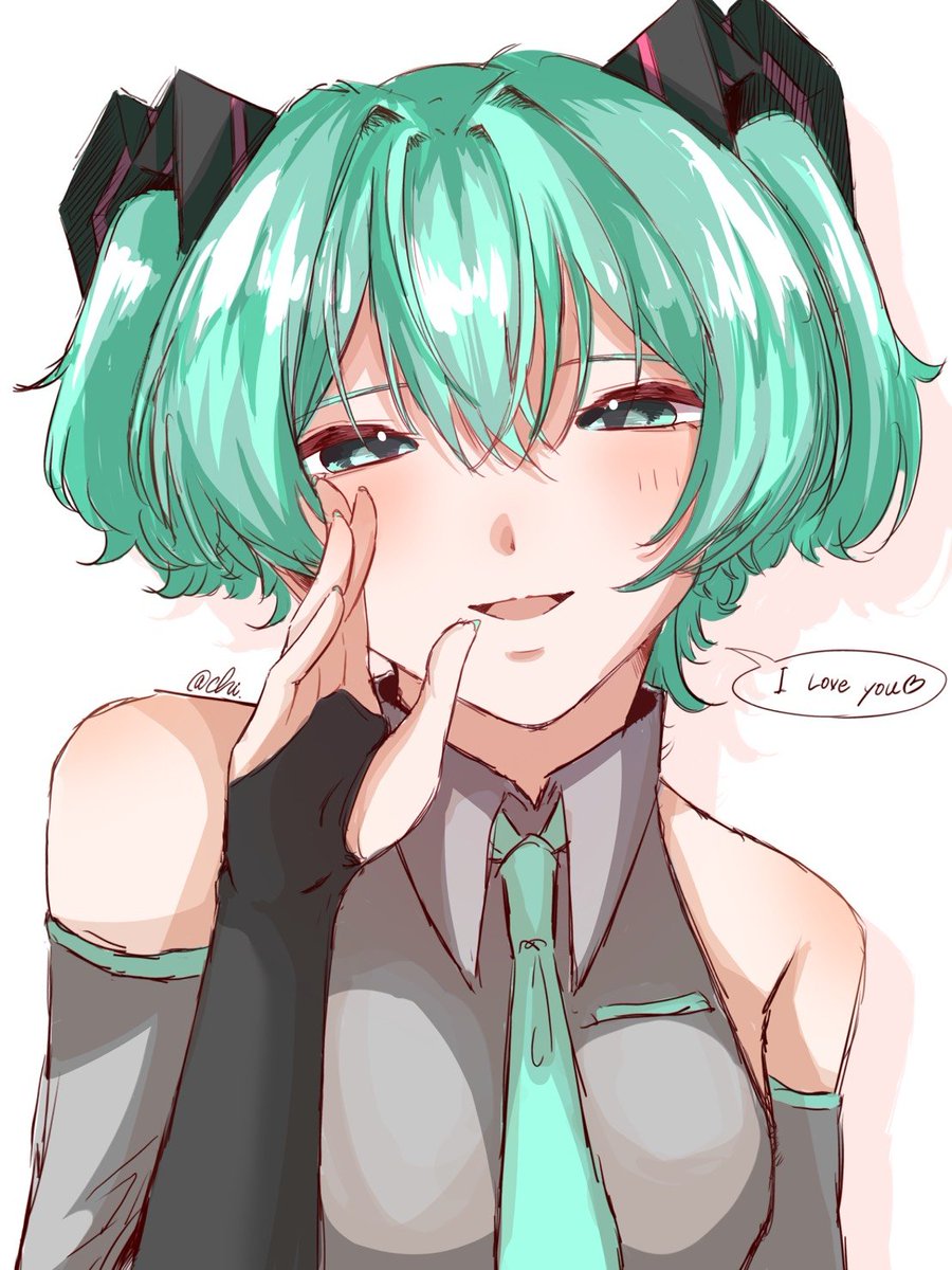 chi_0101_chi's tweet photo. 落描きミクちゃん💖 https://t.co/zpieTWSNQV