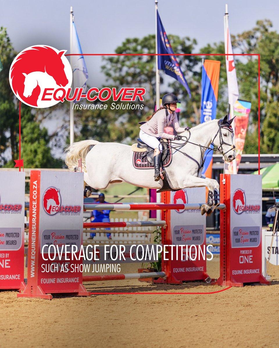 EquiCover's tweet photo. Competition comes with its own demands and risks. Our specialised cover supports horses competing in Show Jumping and other equestrian disciplines, giving you confidence in and out of the arena.

For more info visit https://t.co/YIFB6fv4Th or contact Mickey on 083 448 8858 https://t.co/w5dbdCyYZg