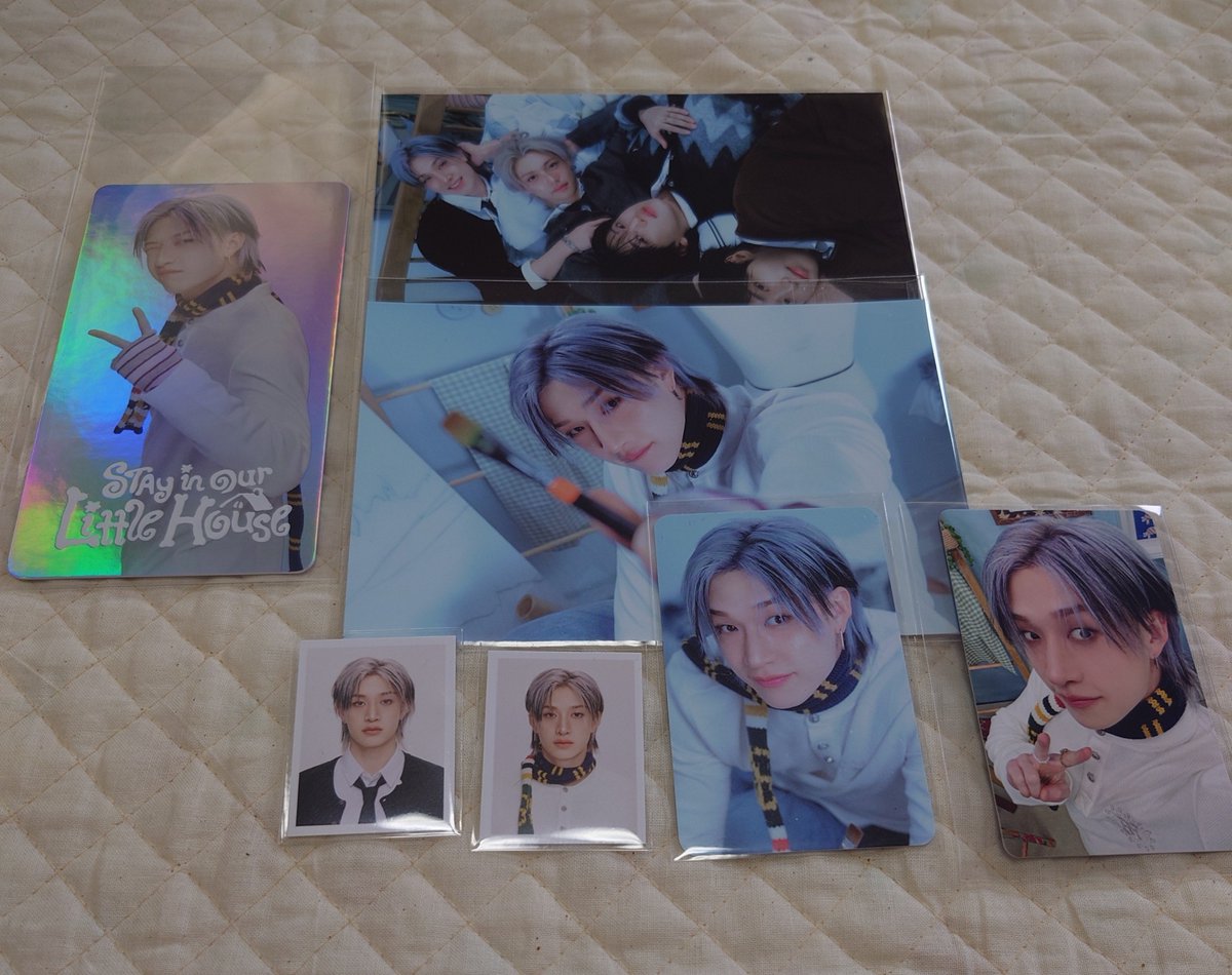 Sunri0922's tweet photo. スキズstraykidsペンミグッズ 共同

譲　🐺　バンチャン
　　画像の物

求　850円（普通郵便送料込み）
　　銀行振込（当方ゆうちょ）

お求めのチャニペンさんいませんか🙇‍♀️ https://t.co/tPdwRpJTy3