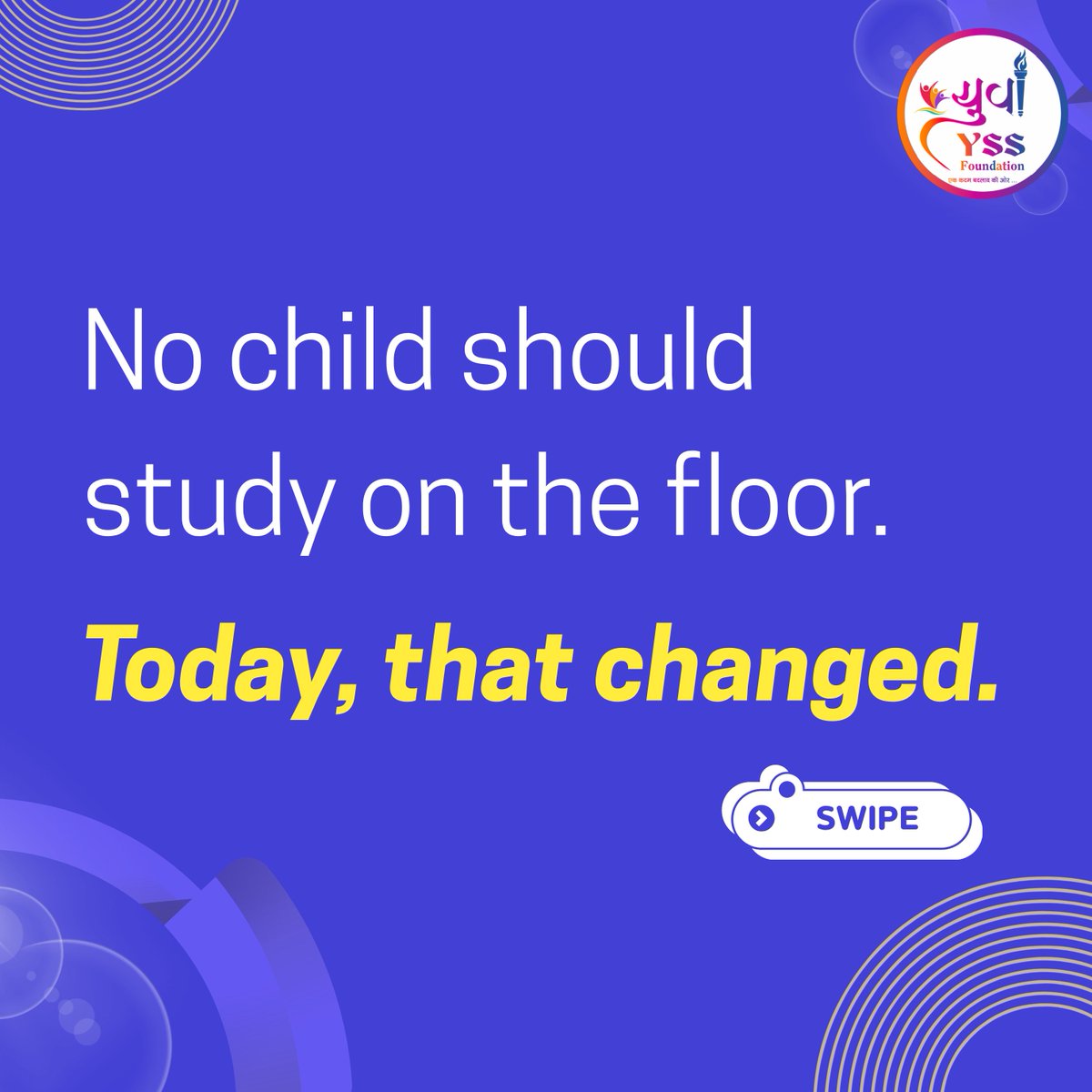 ysslives's tweet photo. Yesterday, they studied on the floor.
Today, they have classroom benches. ❤️📚

Through @FoundationYss  #Yuvastreetschool Initiative, we're helping create classrooms where every child can learn with dignity.
#QualityEducation #EducationForAll #ChildEducation #NGO #SocialImpact https://t.co/RAfN4Gd55e