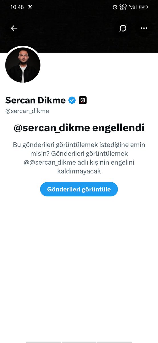 thepablojk's tweet photo. Sercan dikme zaten beni engellemiş 🤣 yalancı medyaları engelleyelim https://t.co/bkxSxzKKUd