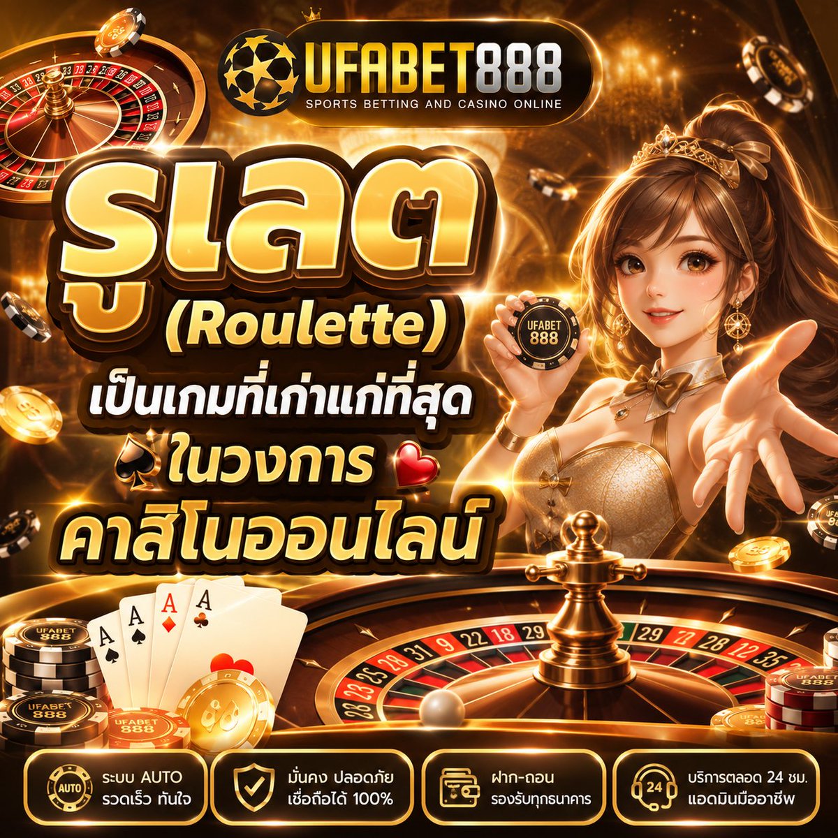 UFAB888's tweet photo. 🏆UFABET888 รูเลต (Roulette)!!!🏆
💥เป็นเกมที่เก่าแก่ที่สุดในวงการคาสิโนออนไลน์💥
@UFAB888
หลากหลายค่ายชั้นนำ!!! 

#ทางเข้าslot : https://t.co/3Y33WVWLGa

 #slotpg #pgslot #สล็อตเว็บตรง  #ufabet888 https://t.co/mQFhoN8zUx