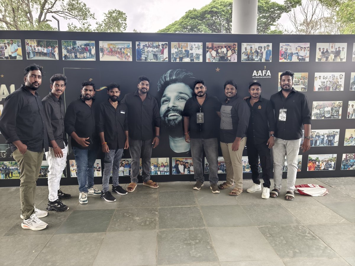 subburaguri's tweet photo. At #AAFA Summit 2k26💗🫂 
Forever grateful for ur love towards us anna @alluarjun 🙏 https://t.co/COB6s5unVk