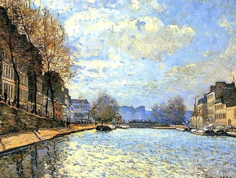 impression_ists's tweet photo. St. Martin Canal by Alfred Sisley https://t.co/SZweOUKOg3