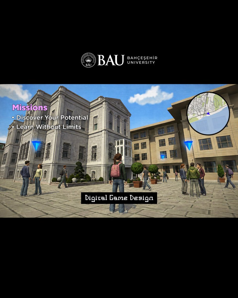 bauglobal's tweet photo. Bahçeşehir University’s Digital Game Design Undergraduate Program aims to provide the industry with qualified human resources and achieve success both locally and globally by fostering creative and innovative projects and teams. @Bahcesehir https://t.co/XKTk9U2EAQ