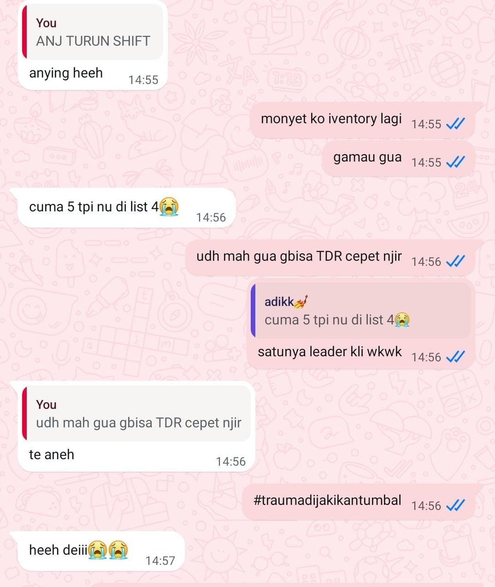 ndyaaeonian's tweet photo. ANJ BRU JGA GUA REP INI.
ini mah pulang set 12 malem, nyampe trs diem bntr aja tiba² jam 3 subuh trs paginya brngkt lagi🙂. https://t.co/Kr6RNNTX0d