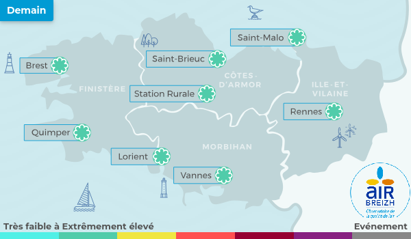 Air_Breizh's tweet photo. Indices Pollen du 29/07/2026 pour la région Bretagne.
Retrouvez plus d'informations en allant sur https://t.co/j5TZEQKMID
Pour un indice Pollen sur votre territoire : https://t.co/BXL099cnaq
#QualiteAir #AASQA https://t.co/na4FzLThhw