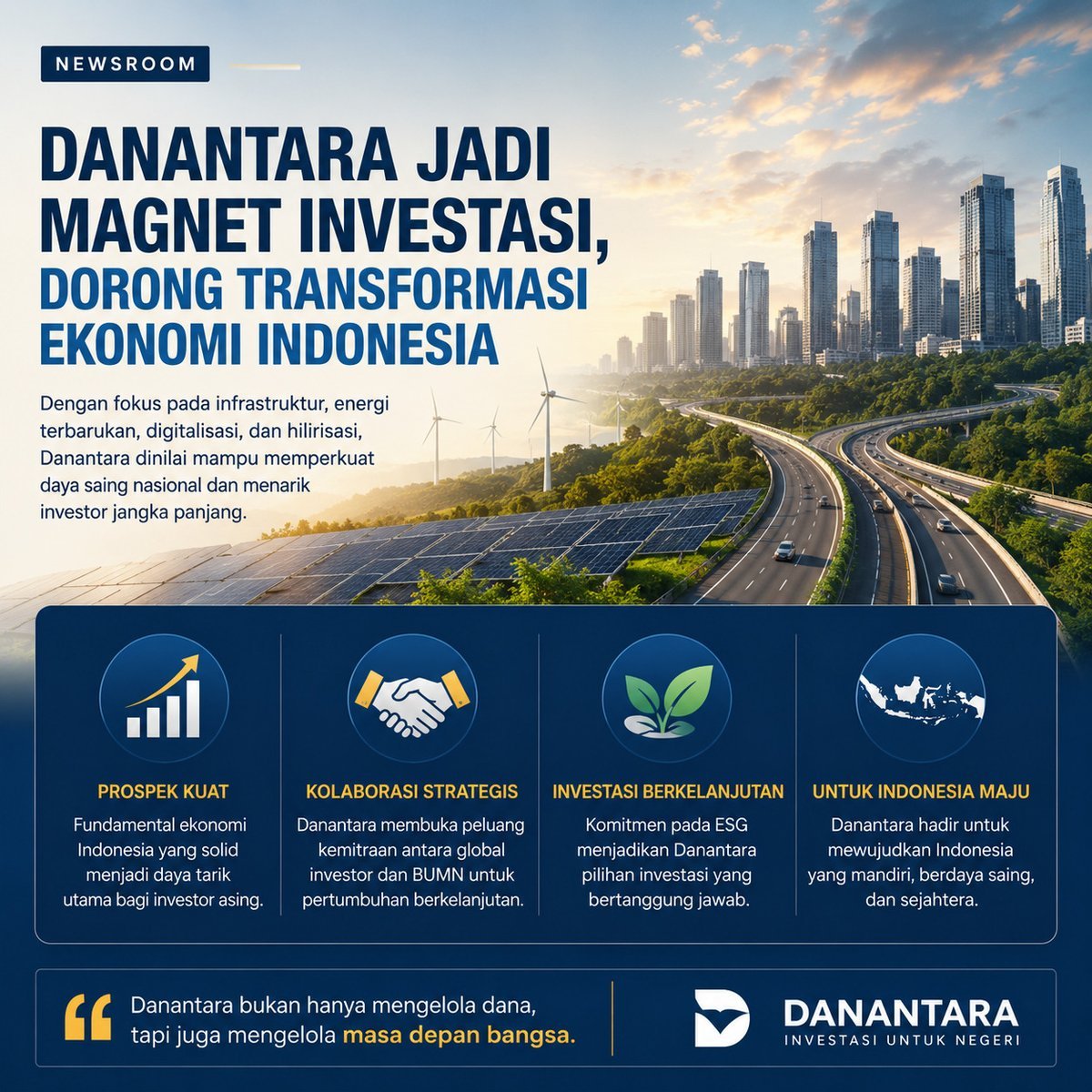 ProboJoyo's tweet photo. Danantara mengelola aset negara secara efisien. #Danantara #Indonesia https://t.co/O4lPaoBONJ