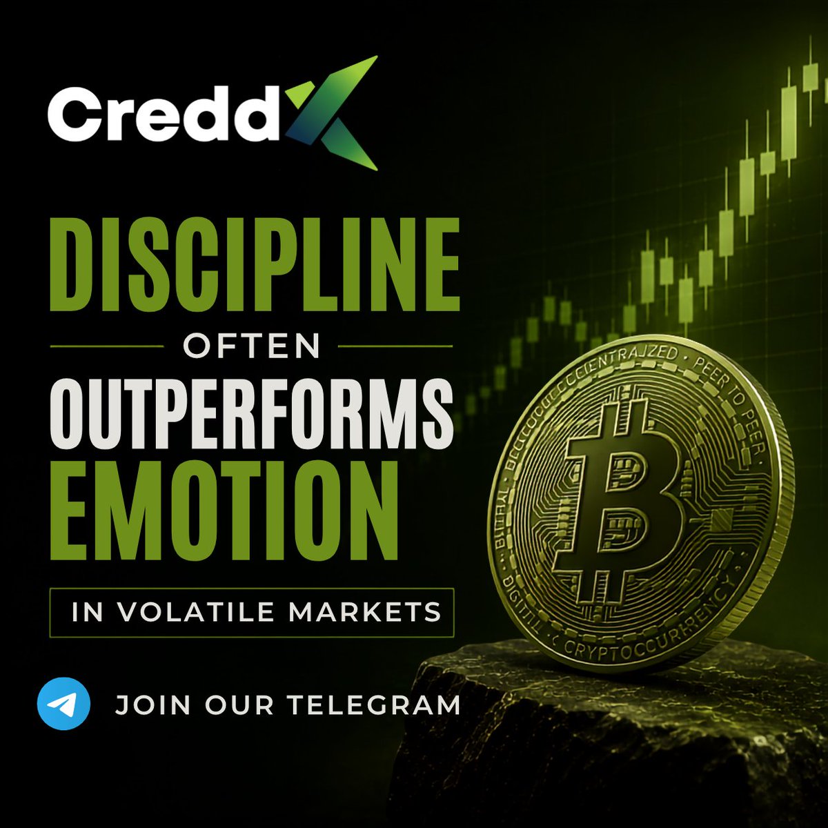 Creddx's tweet photo. A new trading day begins.
 Watch the trend
 Stay updated on the news
 Stick to your strategy
Discipline often outperforms emotion in volatile markets.
#Bitcoin #Crypto #Trading #Web3‌‌ https://t.co/09pqKLJT6e