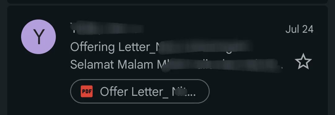 KasusBasahairma's tweet photo. GUYS KAMU HARUS PERCAYA Semua yg dtg kepadamu, itu memang sudah waktunya, sudah tepat saatnya kamu terima.

Aku pejuang lowongan pekerjaan 9bulan terakhir kebelakang. Entah berapa kali udah apply, dari yg staff, manager, smpe head gw lamar aja smua. Wkwkwkk
Gada yg nyangkuutt.. sampai Laptop gw keblokir bitlocker, udah mau mati rasanya, ditambah udah ga punya office karena abis lisensi.

Setelaahh perjuangan mencari kerja ...tiba tibaaa....

2 minggu terakhir rame yg approach. Seminggu ada 4 company yg tiba2 WA nawarin opprtunity baru. Posisi bagus semua, min ass manager ya. Lucunya, ini terjadi bersamaan dengan : - blokir bitlocker tiba2 muncul akses buat buka blokirnya, jdi laptop bisa idup lagi - gw beli lisensi office karena butuh buat bikkn label buku anak. Tau2 ada yg approach sat set banget. Posisi bagus, company gw sukaa karena sesuai sama background. Bayangin, 17 July di approach, 20Juli interview HRD online,

22 Juli interview COO, 23 juli technical test, 24 July malem keluar Offering, 27 Juli officialy join!
Tau gak, gw aja masih kagett.. lagi dorong troli di supermarket tau2 dtlp dinegoo tangal join.. Kayaaa yg... ya Allah bahkan kemaren saya masih mikir cari kerja kmana laagii... tiba2 hari ini disuruh join lusa.
Offeringnya bagus, 9 bulan gak kerja ga bikin merekaa turunin pricingg... tpi dinaikinn. Dikasi banyak benefit. Bner bnerr Masyaallaahh alhamdulillaah bersyukurr bgttt,

Skr saatnyaa hirbenate linkedin.

Apa kaitanya dengan laptop ke blokirr bitlocker.
Yaittuu.. klo laptop ku masi mati, aku ga bisa kerjain technical test, karena testnya remote, jdi butuh laptop buat ngerjain tugasnya (aku posisi legal jadi test nya bikin agreement), selain ituu bikin agreement butuh license ms office word buat ngetik. Kebeetullaaannn bgt aku abis beli lisensinyaa 2 hari sebelum interview HR. Semuuaa berururtaann dipermudah setelahh berbagai likalikuu.

mereka melakukan background check, call ex CEO ku ditempat lama. Alhamdulilaahhh lagi x CEO ku kasih referensi yg bgus, di call sma HR, beliau bisa mendeskripsikan pengalaman kerjaku dsna bahkan di tanya, slama WFH 4 th kmaren bgaimna cara kerjakuu, bapaknya juga terbitin surat referensi yg isini combenku slama dsana, jdii aku bsa dpet best price ditempat baru.Ngangguur 9bulan kuu gaak di remehkaan!! Skr dpet kelonggaran blh dtg siang dulu 1 mggu, dan next two weeks WFH karena mau pindah gdung.

cc : selangsekar.foodies