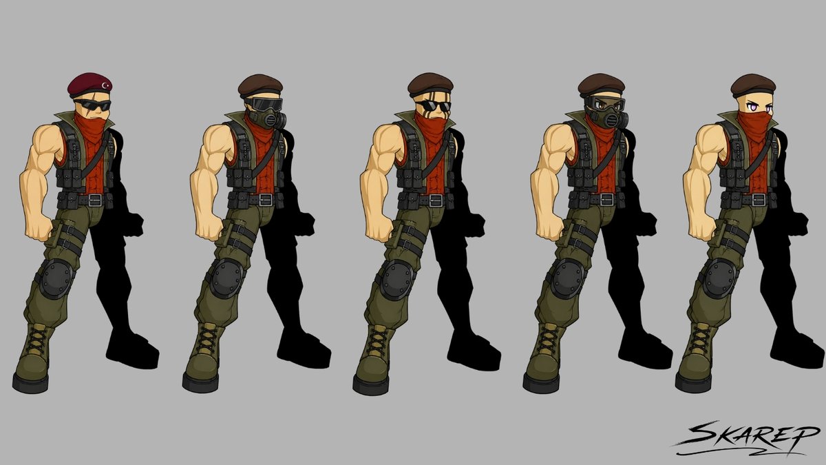 aqw_skarep's tweet photo. New drop: Commando Set 🎖️ scar, shades, and a maroon beret with a lil star for good luck 📷 #AQW #AQWDesign #Art #Artist
@Alina_AE

@ArtixKrieger

@AEArtStation https://t.co/oI5ULfZckS