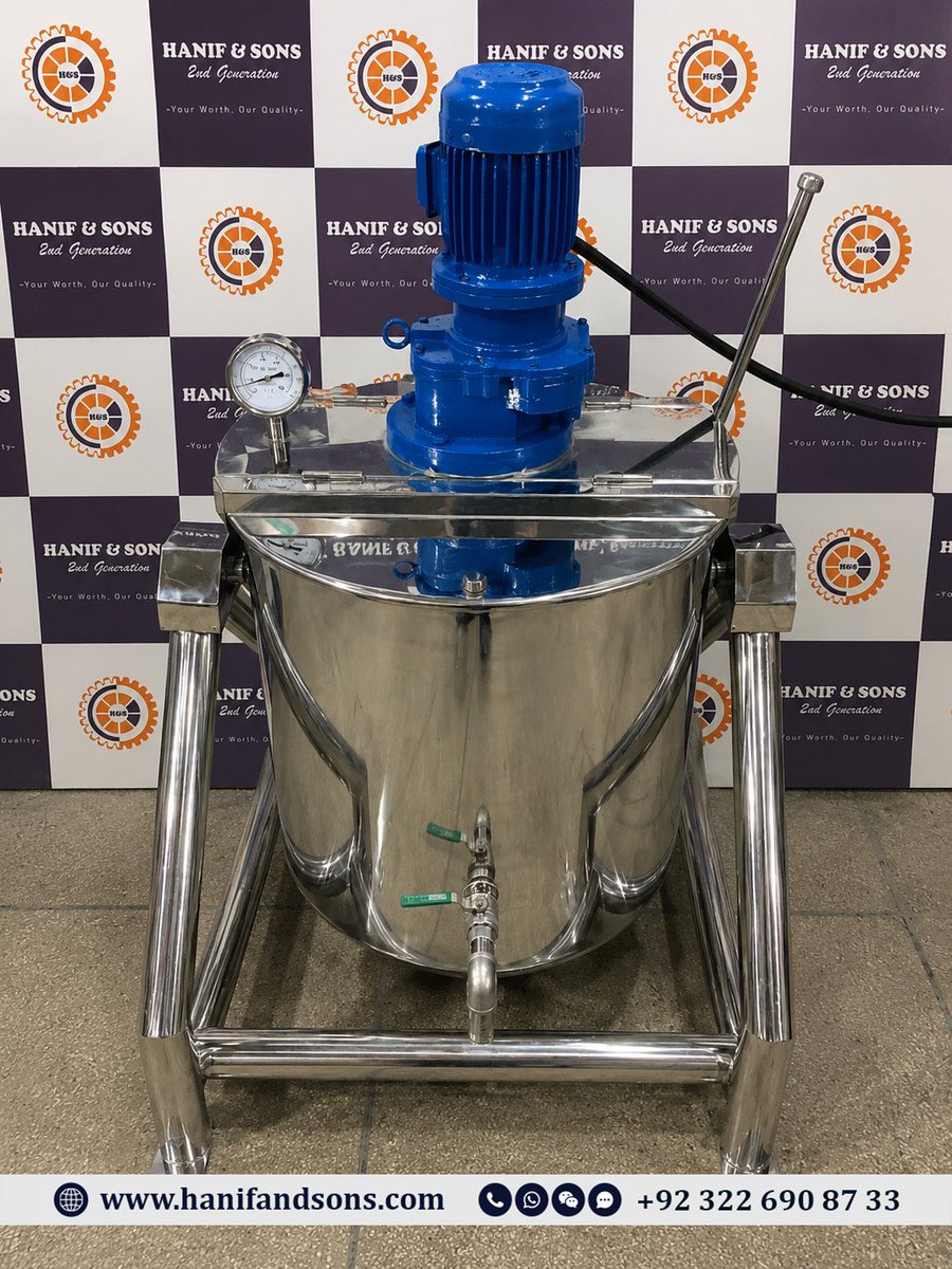 MrUmairSharif's tweet photo. Tank With Agitator Mixer Capacity 200L
CONTACT US @
https://t.co/e51xwC09BJ
#MixingTank #AgitatorMixer #200LTankWithAgitatorMixer #CookingTank #SlowMixing #UmairMaree #UmairSharif #Umair #MAREE #HanifAndSons #HanifAndSons2 #HanifSons #HAS #MadeInPakistan https://t.co/aPvVqOqjjD