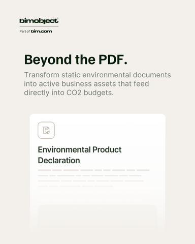 BIMobject's tweet photo. When you develop your Environmental Product Declarations (EPDs) with BIMobject, you aren't just getting a document; you're getting machine-readable data that flows seamlessly into an architect's CO2 calculations.

Book a demo today. 🔗 https://t.co/FhZBpCqoNp https://t.co/IDef3zp9Ey