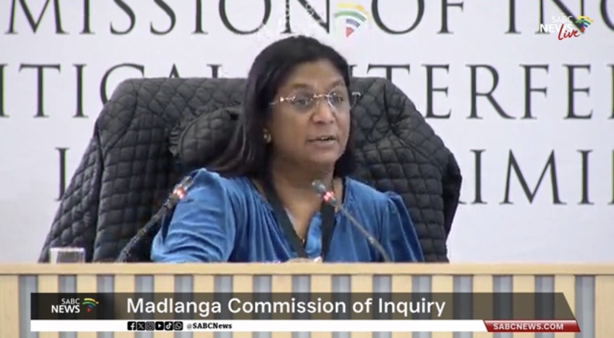 tumisole's tweet photo. #CountryDuty #MadlangaCommission 

#AndreaJohnson 

Commissioner Baloyi: 

‘This was a scheme to get #Masemola to appear in court and this was part of the scheme. 

This was clear that no allegation of corruption was made against Masemola. 

There has to be a reason you approved that summons. 

It was never the intention to get a prosecution under PRECCA. 

Adv Johnson: 

‘I accept that they didn’t draw the link between the charges and there was no malicious intent.