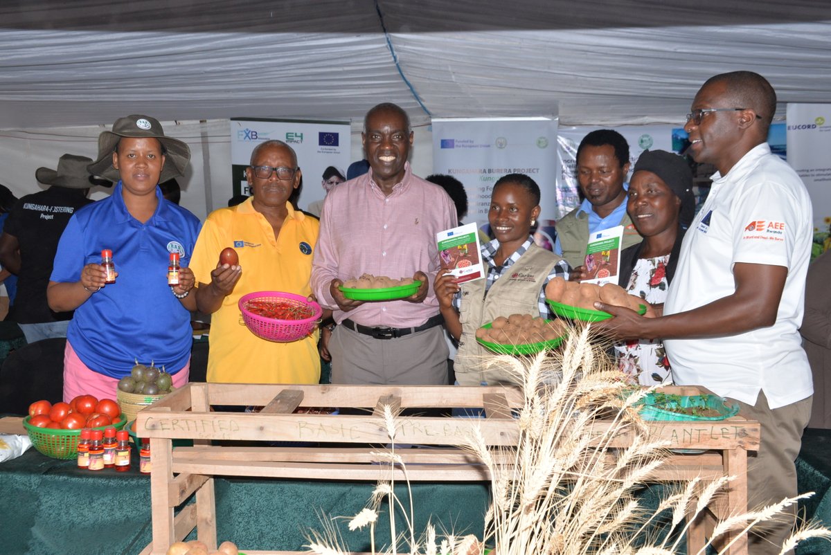 agrifop_org's tweet photo. As part of #Kungaharaproject, AGRIFOP (@agrifop_org) and colleagues were delighted to welcome #Juvenal_TURATSINZE @turatsinze_juv  from the EU (@EUinRW ) during the 19th Rwanda Agricultural Show 2026. @CByumba @RwandaAgriBoard https://t.co/WhcLiIN12S
