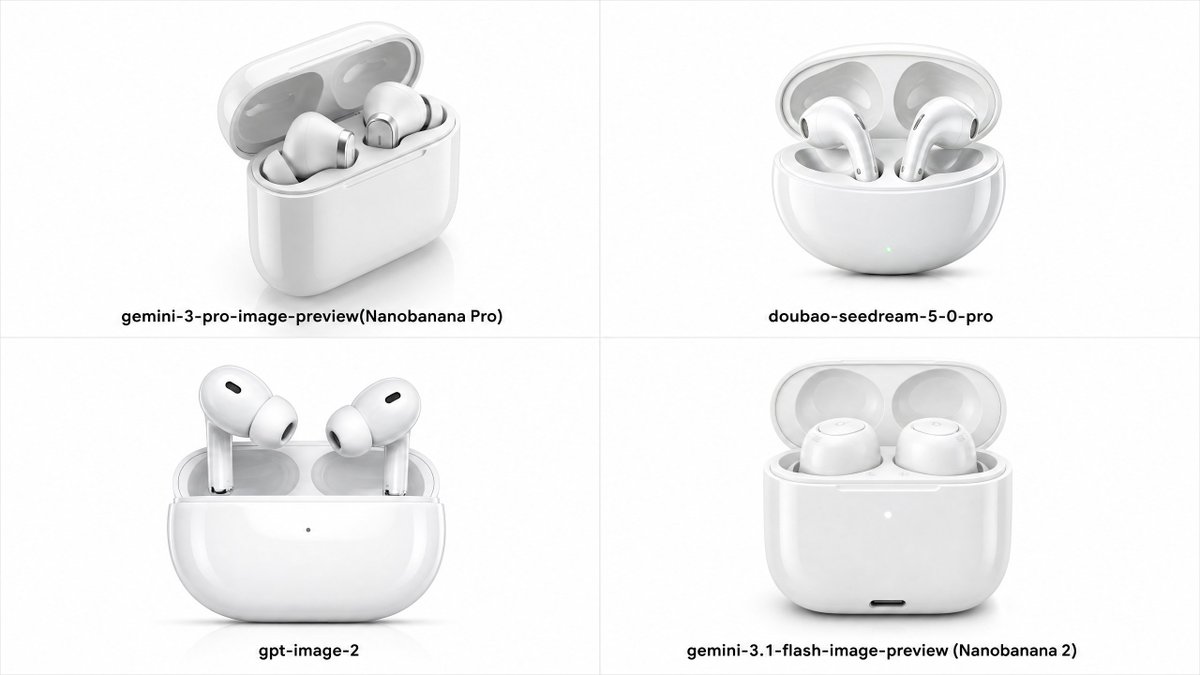 Four-Model Earbud Product Comparison