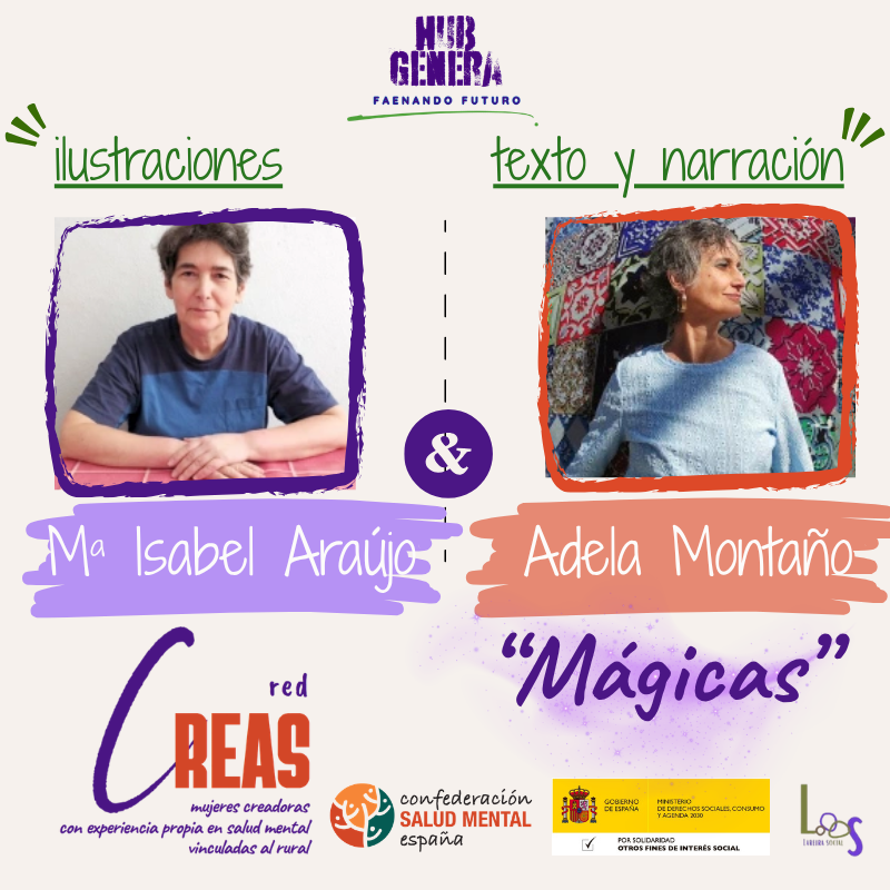 consaludmental's tweet photo. 🤳🏽Entra en #redCREAS #proyectoHUB para conocer la colaboración de 2 grandes creadoras.

👩🏻‍🎨👩🏻🎙️Mª Isabel Araújo ha creado ilustraciones mágicas que conectan con la naturaleza a las que Adela Montaño les ha añadido palabras, imaginación y una preciosa voz ⬇️
https://t.co/7xKP2qfLsa https://t.co/1iNQ537rMD