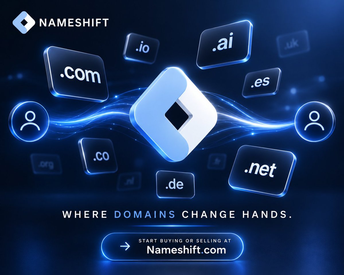 nameshift_com's tweet photo. ๐ฆ๐ข๐๐ ๐ฎ๐ ๐ก๐ฎ๐บ๐ฒ๐๐ต๐ถ๐ณ๐.๐ฐ๐ผ๐บ
https://t.co/8HdeS3ZzF2
โฌ3,500
๐ช๐ต๐ฒ๐ฟ๐ฒ ๐ฑ๐ผ๐บ๐ฎ๐ถ๐ป๐ ๐ฐ๐ต๐ฎ๐ป๐ด๐ฒ ๐ต๐ฎ๐ป๐ฑ๐.
Start buying or selling at https://t.co/6qj0ZwEFh7.
#Domains #DomainNames #DomainInvesting #Nameshift https://t.co/0UGV16u9sC
