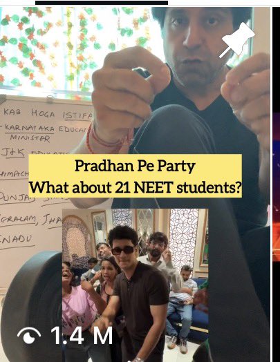 Shehzad_Ind's tweet photo. Do you see the pattern courtesy Instagram?

Views 

Video 1 : 4.1 M  🙂
Video 2 : 1.4 M 🧐
Video 3 : 1.1  M  🤨

Kitna rokna hai ? Call it Congress-gram

Latest video : https://t.co/txdtlDcU7l
