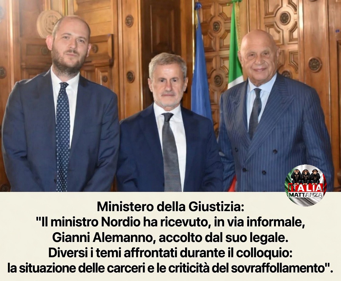 IMattanza's tweet photo. In Italia, se non sei un pregiudicato non puoi fare carriera, soprattutto in politica.

Ministero della Giustizia: “L’incontro si è svolto in un clima di attenta condivisione dei temi e reciproca soddisfazione”.

Che schifo. https://t.co/YEWe4Ld4ea