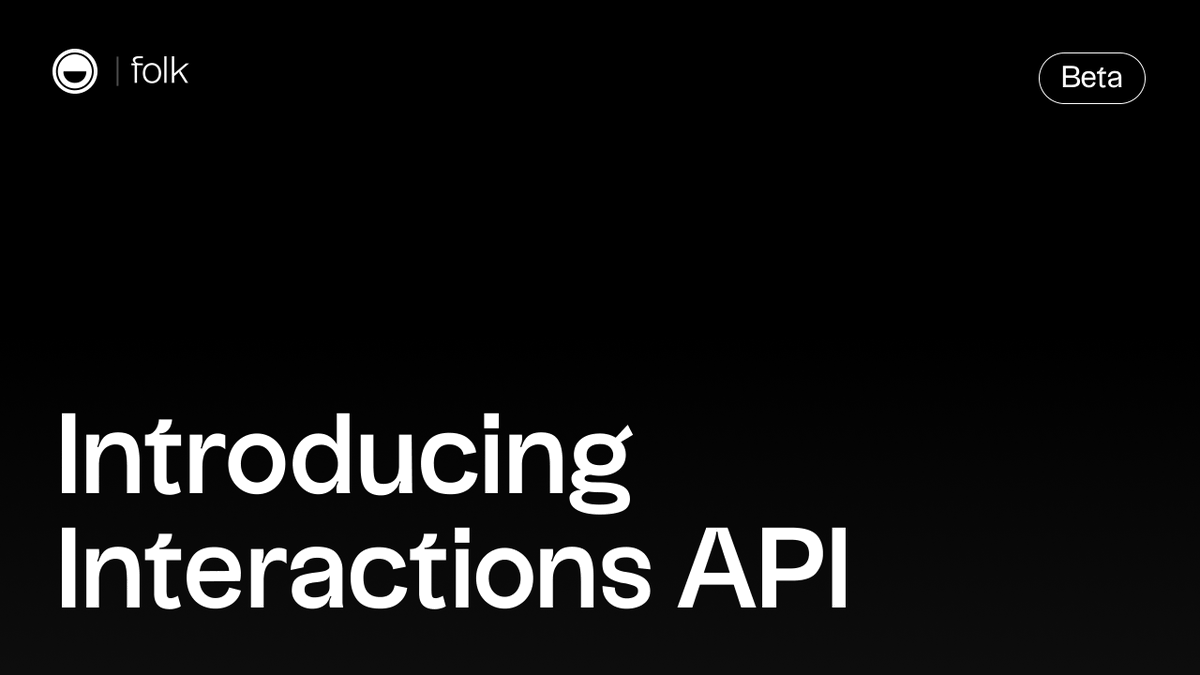 FolkHQ's tweet photo. Customer interactions are your most valuable sales data—and now you can build with them.
Introducing the Interactions API!

It gives agents access to your customer interactions across email, meetings, WhatsApp and more through a single API. For example:

 Power AI with customer context
 ▪️ Draft follow-up emails using the latest customer interaction
 ▪️ Automatically generate, and share, a daily summary of yesterday's customer interactions

 Uncover patterns in your sales process
 ▪️ Identify common reasons deals are lost from customer conversations
 ▪️ Which stage do deals seem to stall

 Build analytics from real interaction history
 ▪️ Visualize interactions over time by rep or lead

So you can build AI workflows, analytics, and automations on top of your customer conversations.

Join the private beta by reaching out to us directly.