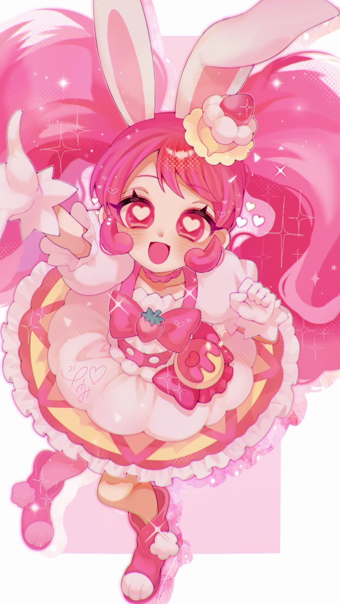 puuoxouka's tweet photo. 🩷🐰「元気と笑顔を！」#キュアホイップ
・
#precure #イラスト #キラキラプリキュアアラモード #プリアラ #絵柄が好みって人にフォローされたいㅤㅤ https://t.co/GMSmsu4xwu