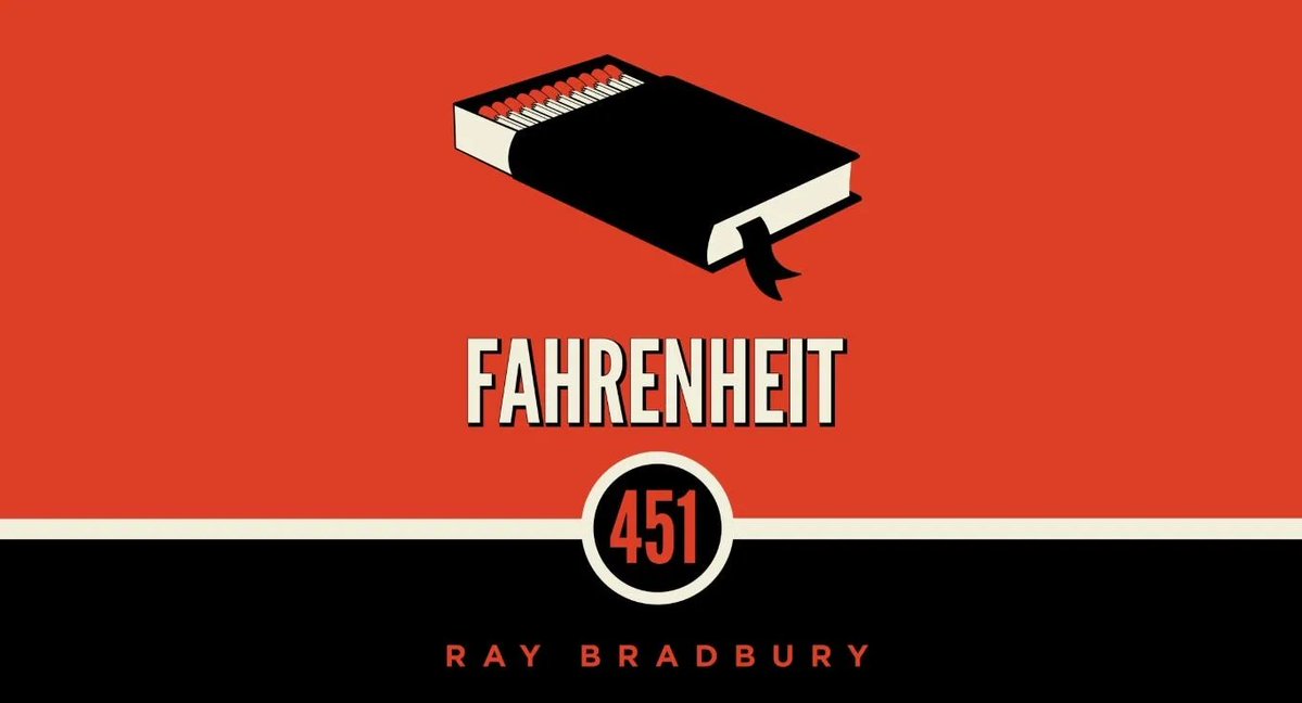 heyshrutimishra's tweet photo. y’all better read Fahrenheit 451 and 1984 while you can. https://t.co/sjhTwAwR98