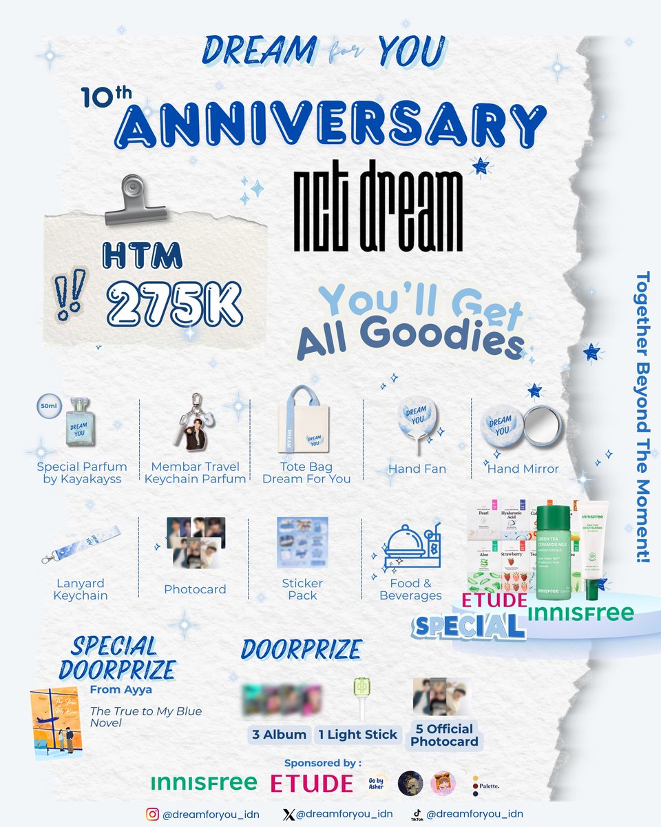 aicyyyteaa's tweet photo. Lets Meet and Talk with Kak Jenifer Wirawan, Kak @perfecltyfine, Kak @0205enthusiast, dan Kak Dinda. Create your own Parfume with Kak Kay @kayakayss
Save the date!
📅 August 8th, 2026
📍 Lumé Coffee & Lounge, Tebet
More info you can dm us
LIMITED SEAT!
#NCTDREAM️ #kpopevent https://t.co/dQOgm7DMbE