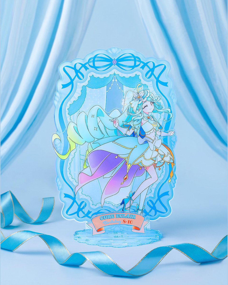 pps_as's tweet photo. 【新商品のお知らせ】
🧡🩵8月10日(月)は キュアエクレール のお誕生日🩵🧡

キュアエクレールの笑顔がはじける...🩵
バースデーグッズは下記特設ページからチェックしてね✨
https://t.co/dcJ0bLhgMu

💞取扱店舗
常設店：東京・大阪・横浜・越谷レイクタウン・名古屋
プリティストアオンライン：8月10日(月)13:00～

#たんプリ #キュアエクレール #プリキュア #プリティストア #プリティストアオンライン