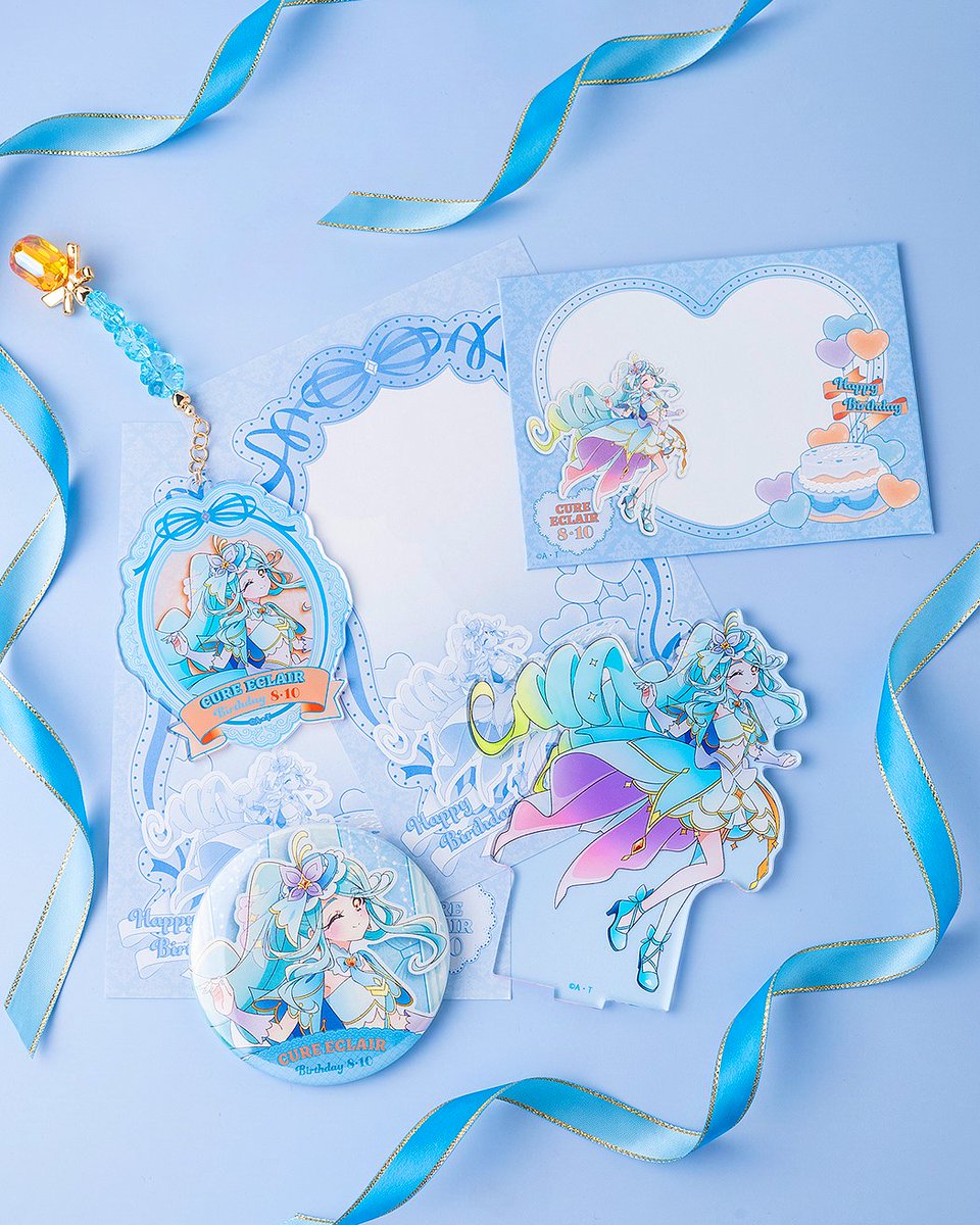 pps_as's tweet photo. 【新商品のお知らせ】
🧡🩵8月10日(月)は キュアエクレール のお誕生日🩵🧡

キュアエクレールの笑顔がはじける...🩵
バースデーグッズは下記特設ページからチェックしてね✨
https://t.co/dcJ0bLhgMu

💞取扱店舗
常設店：東京・大阪・横浜・越谷レイクタウン・名古屋
プリティストアオンライン：8月10日(月)13:00～

#たんプリ #キュアエクレール #プリキュア #プリティストア #プリティストアオンライン