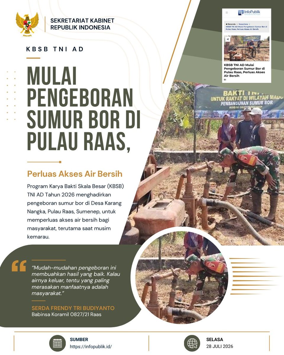 CitraArdini4's tweet photo. Di bawah teriknya mentari dan hujan yang mengguyur, anggota TNI bekerja sama dengan rakyat membangun desa. Itulah kebersamaan sejati.

Bukti Kerja Nyata https://t.co/mZChwacc6B