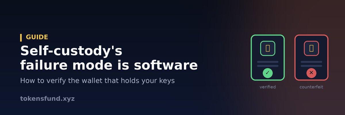 Tokensfund's tweet photo. A lawsuit alleges Apple kept a counterfeit Bitcoin wallet on the App Store after one user reported losing $875,000 to it — and that a second user then lost ~$840,000 to the same app.

(Allegations, untested in court.)

The uncomfortable lesson for everyone who just left an exchange 👇
 https://t.co/AI54ViE6nn
monero:native zcash:native bitcoin:native
