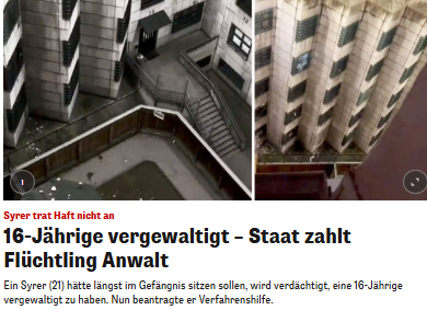 Taykra's tweet photo. #Wien, 14.07.: Der Fall sorgt weiter für Entsetzen: Ein Syrer (21) hätte bereits seine rechtskräftige mehrjährige Haftstrafe in NÖ antreten sollen – wegen Vergewaltigung. Er kam er einfach nicht u soll nur 3 Tage später eine 16-Jährige vergewaltigt haben. https://t.co/IOCtyQLk5G https://t.co/mX4k4PAxqU
