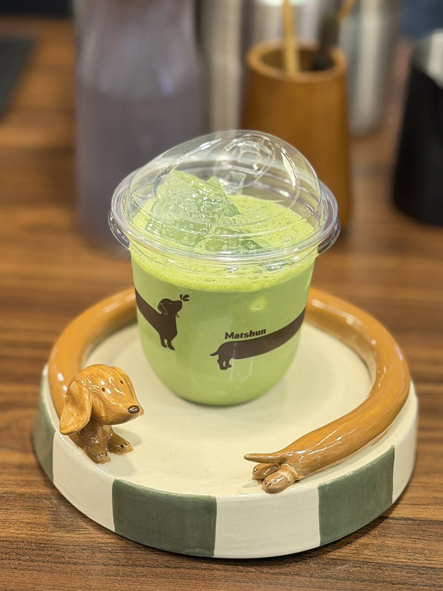 shopevtyw's tweet photo. Matshun 🍵ร้านมัทฉะเจ้าดังที่หลายคนจำได้จากแก้วลายน้องหมาดัชชุนสุดน่ารัก 💚 https://t.co/kcve4EW9jW