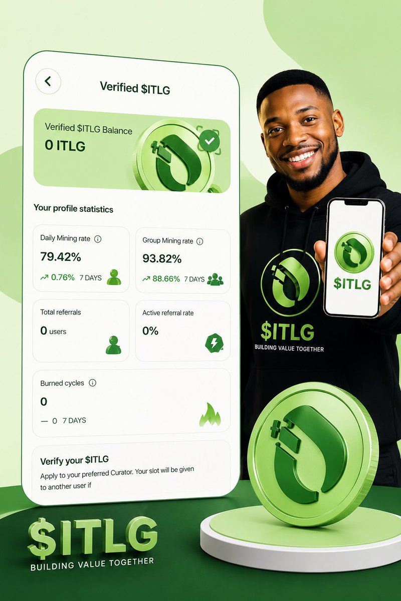 Danliti494510's tweet photo. > Verify your $ITLG and unlock more opportunities in the InterLink ecosystem. 🚀 Build your network, grow your mining rate, and be part of the future of decentralized value. 💚 #InterLink #ITLG #Web3 #Crypto #BuildValueTogether https://t.co/qgFWFcHP9J