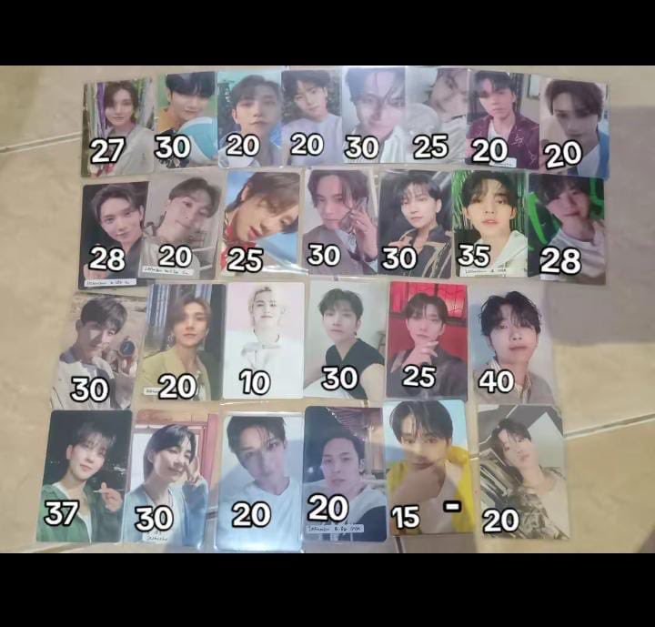 pearlmosh's tweet photo. WTS PC SEVENTEEN
Mostly pc nya good condi dan koleksi pribadi
- Harga exc pack & adm oyen ๐
- dom depok ๐
- ๐ not for sensitive buyerr
- prefer take all
#wts #wtspc #seventeen https://t.co/0QgNb7eHs2
