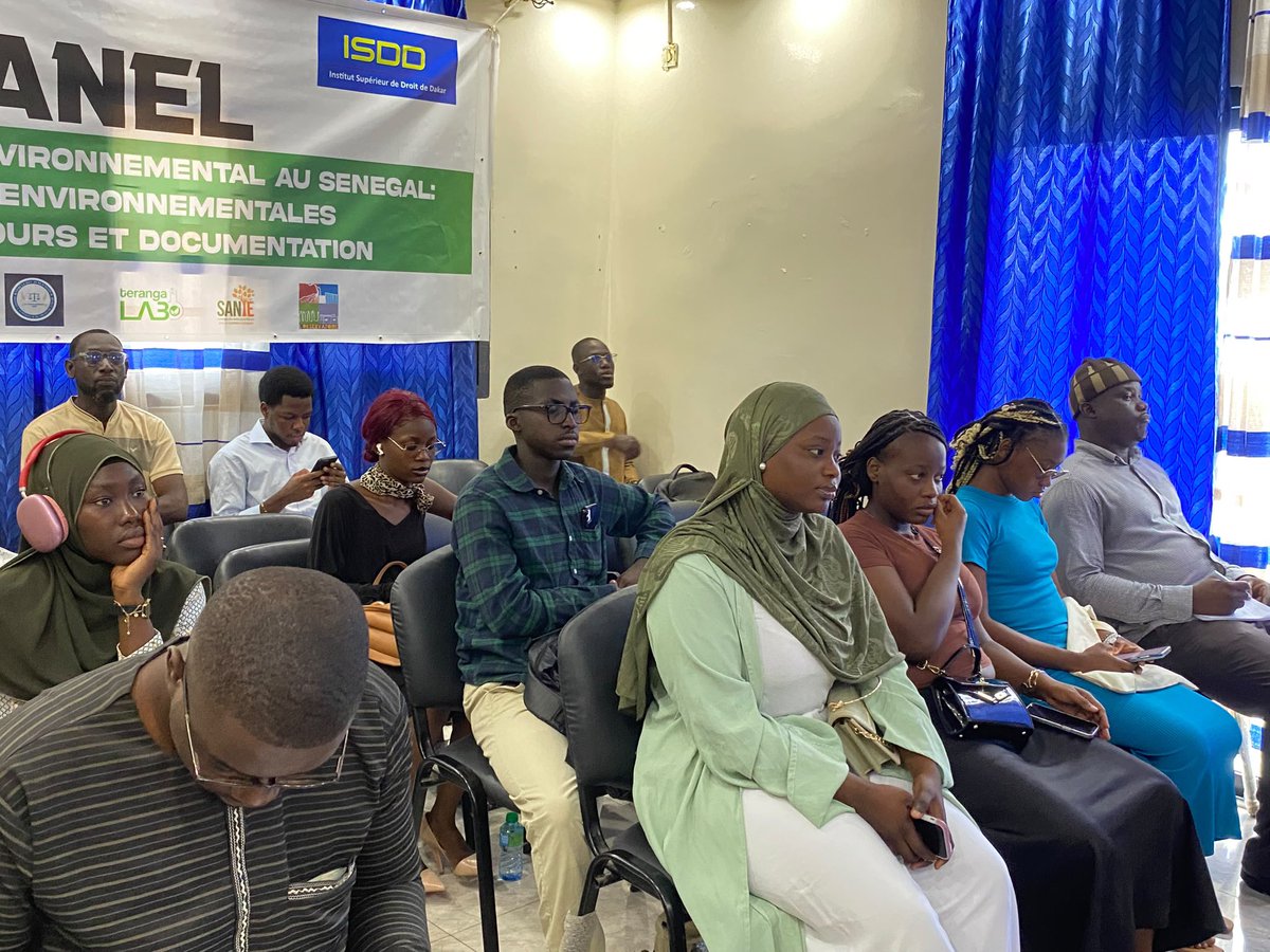 Ndeyeamina11482's tweet photo. « Au Sénégal, le contentieux environnemental reste administratif. L’accès à la justice demeure difficile pour de nombreuses associations. Renforcer la justice environnementale est une priorité. »
Ibrahima Ngom, spécialiste en droit environnemental
#JusticeEnvironnementaleSN https://t.co/GxghiloNkO